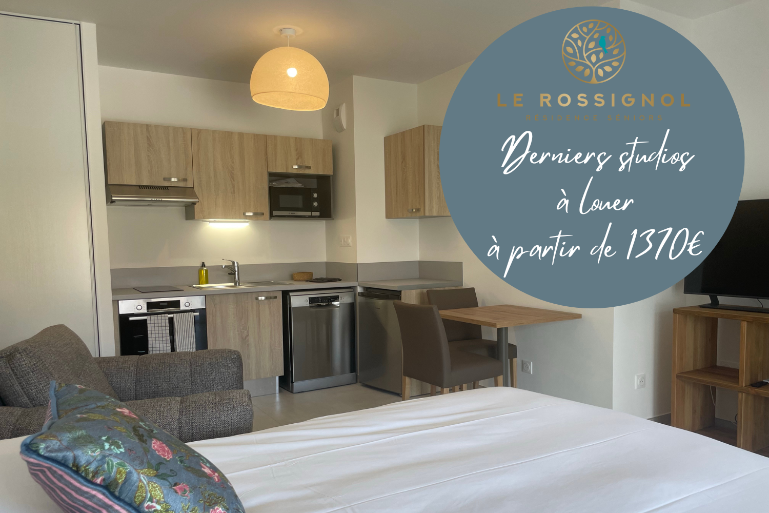 Derniers studios à louer au Rossignol, la résidence services bien placée à Annecy
